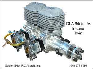 DLA 64cc Twin Engine